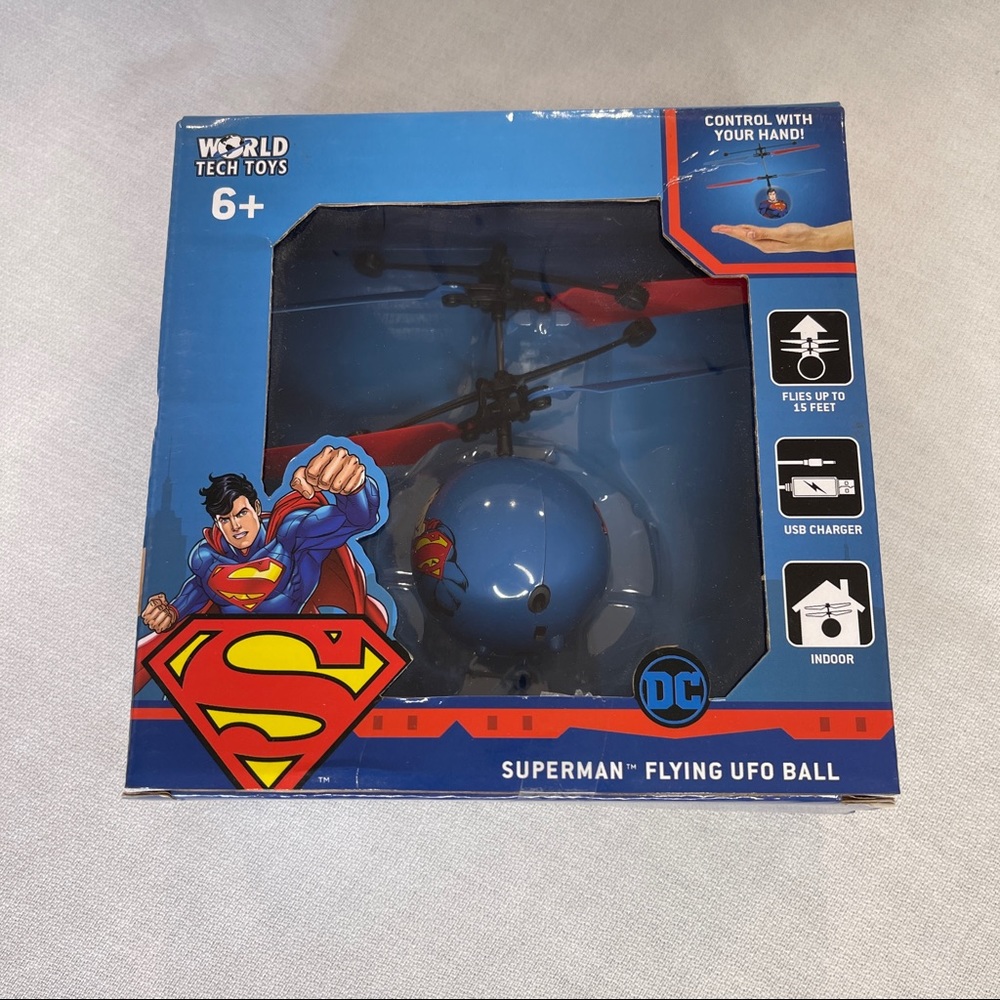 *New* DC Superman Ball IR UFO Helicopter